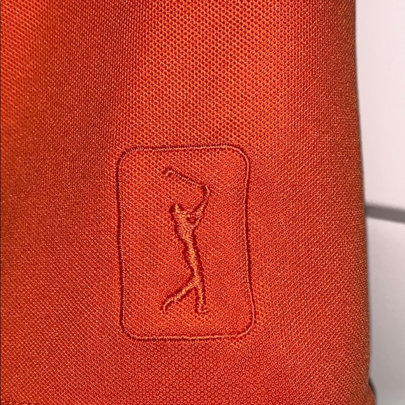 Orange Stripe Detail Polo - Picture 4 of 5
